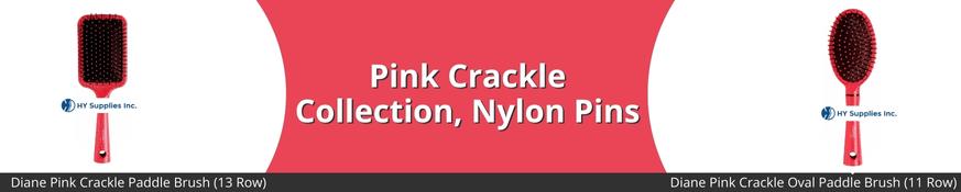 Pink Crackle Collection, Nylon Pins